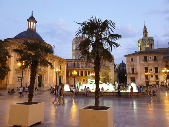 Turia Brunnen in Valencia