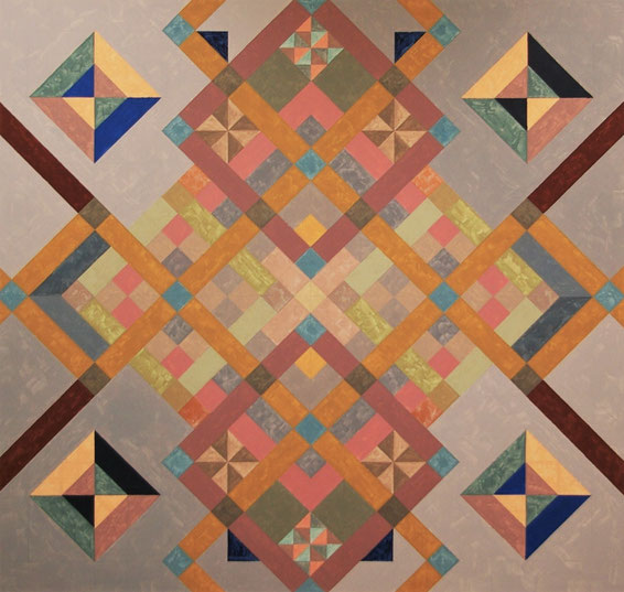 "o.T." ,180x180, Acryl auf Leinwand - 2013
