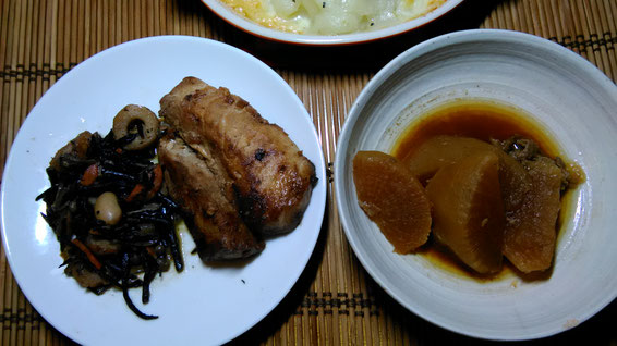 お客様からの頂き物・煮物の写真