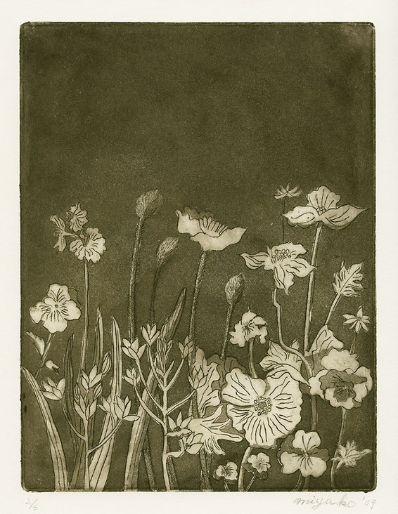 銅版画「Garden」の画像