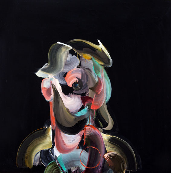 Derus, 55x55 cm, oil on MDF, 2019