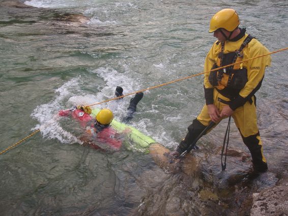 Practice of strainer swim