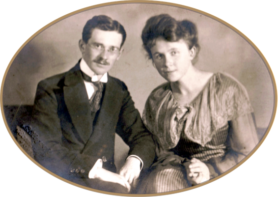 Hanns Heinen and Erna Heinen-Steinhoff in 1919