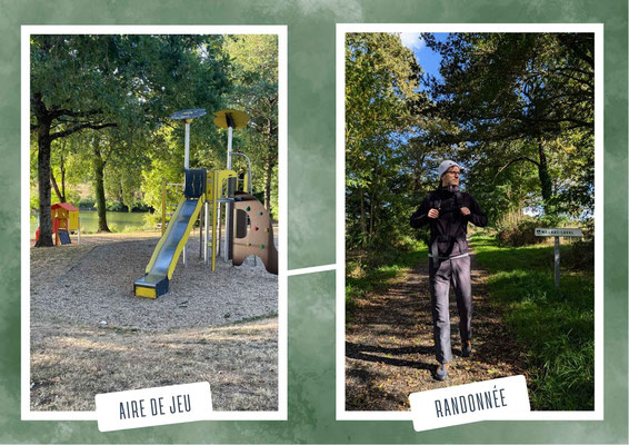 Aire de jeu, pétanque, randonnées au départ du Hameau des Pouyades en Haute-Vienne