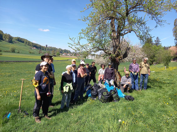 Die Einsatzgruppe nach vollendeter Arbeit. Foto Markus Schäfer (Venatur)