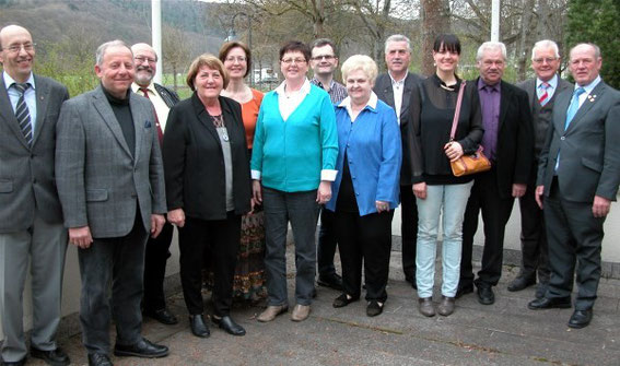 Vorstandschaft des Sängerkreises - 2014