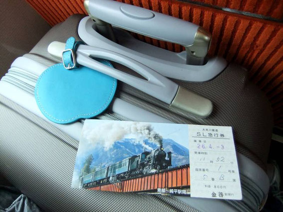 Notre billet de train pour la SL (Steam Locomotive)