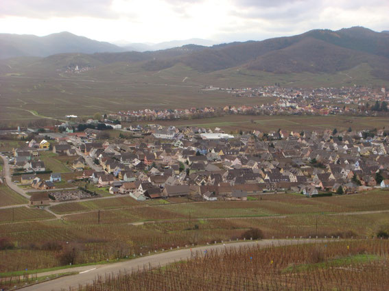 Sigolsheim today as seen from Hill 351 or known as Bloody Hill