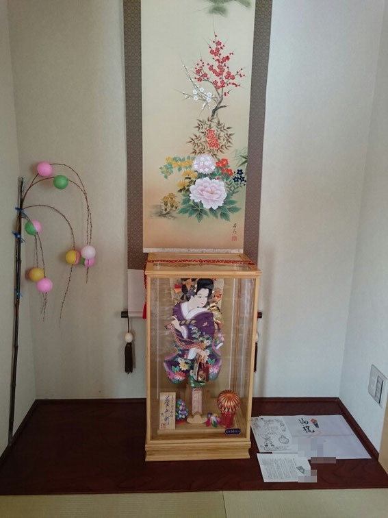 広畑の M様 素敵な現代風のお床に飾らせていただきました。