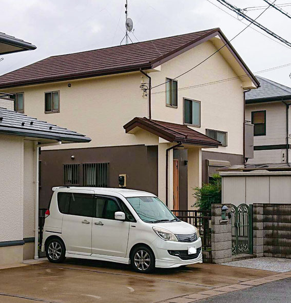 市原市松ヶ島　外装工事後　屋根修理後