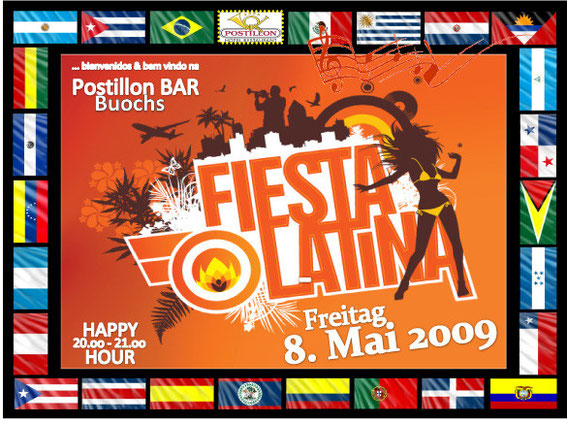 Flyer Fiesta Latina