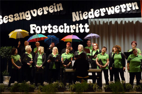 Beim Herbstkonzert in Niederwerrn - 2015