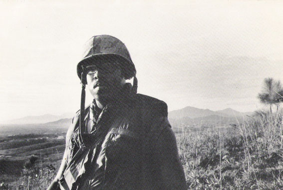 In the field