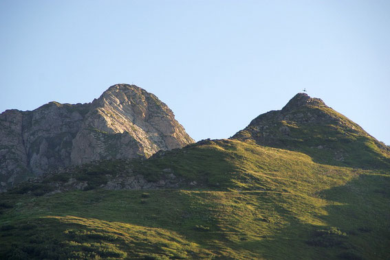 Der Kleine und Hohe Trieb von der Zollnerseehütte aus gesehen
