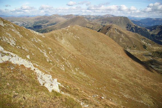Rückblick über die Aufstiegsroute