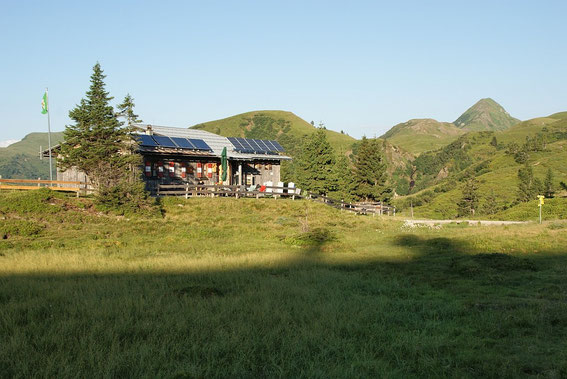 Abendstimmung bei der Zollnerseehütte