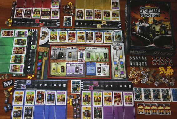 Manhattan Project von Minon Games für 2-5 Spieler