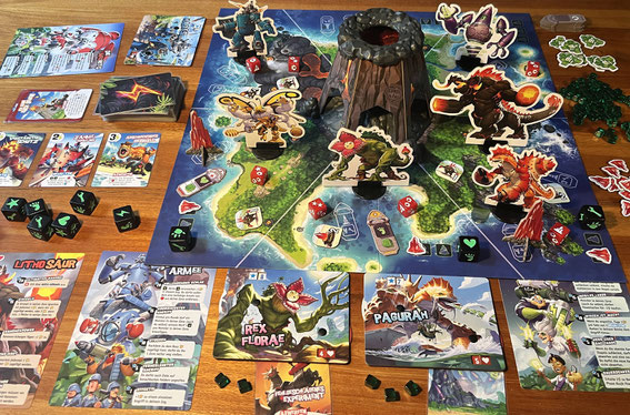  King of Monster Island für 1-5 Spieler; Autor: Richard Garfield 