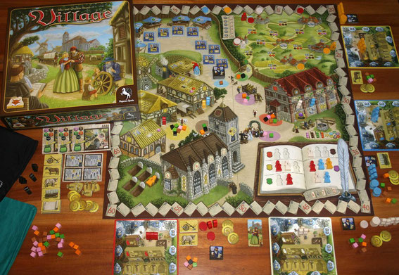 Village von Pegasus/Eggert für 2-4 Spieler; Autoren: Inka & Markus Brand