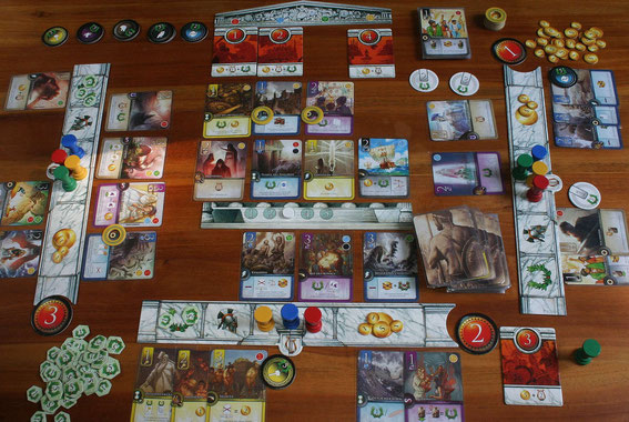 Elysium von Space Cowboys/Asmodee für 2-4 Spieler ab 14 Jahren; Autoren: Brett Gilbert & Matthew Dunstan