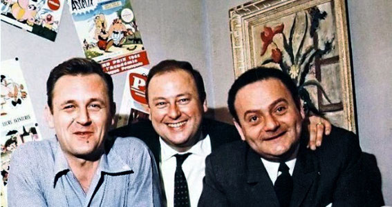 Albert Uderzo, Jean-Michel Charlier et René Goscinny