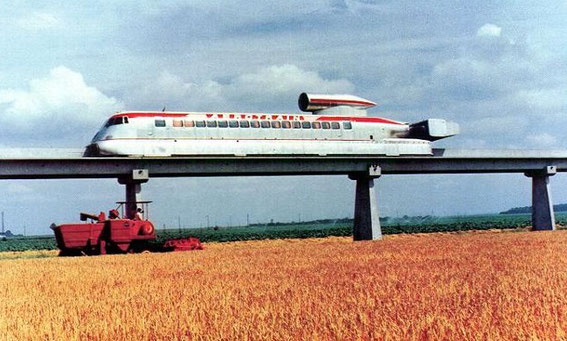 L'ultime aérotrain avec sa turbine de Caravelle