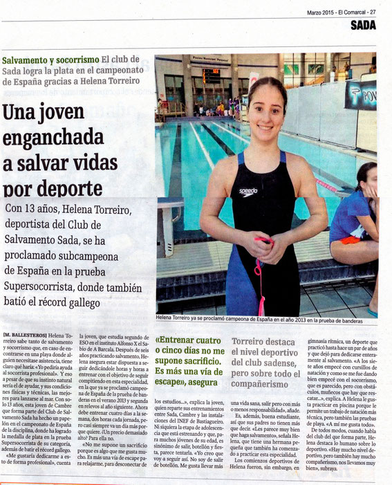 Suplemento Comarcal de La Voz de Galicia 05-03-15