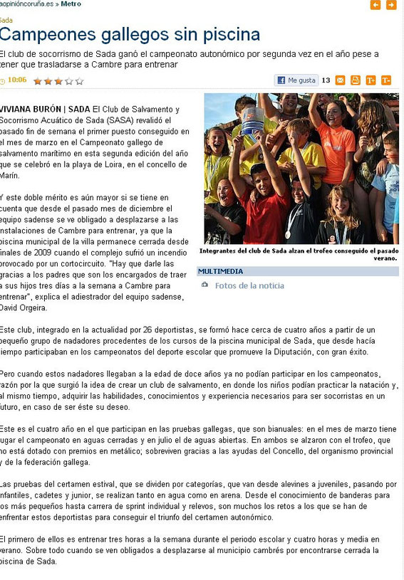 Y también en La Opinión