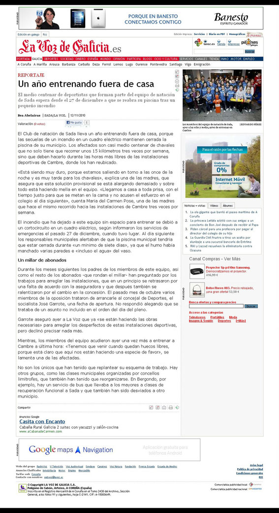 12-11-10 La Voz de Galicia