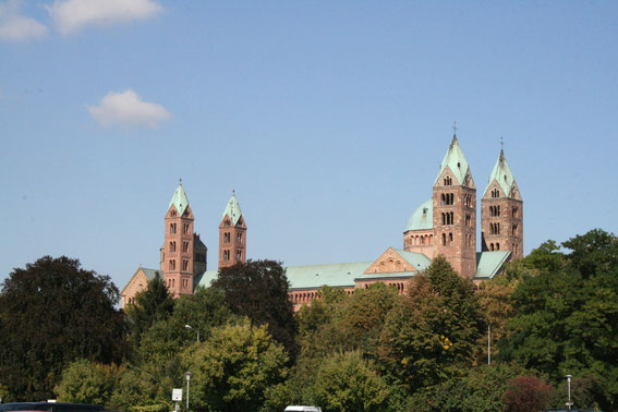 Kaiserdom zu Speyer - Seitenansicht