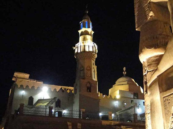 Abul-Haggag Mosque which had been built into the temple