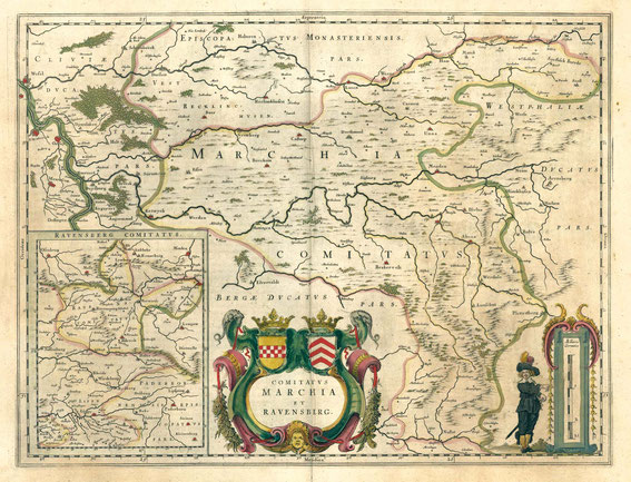 Die Grafschaften Mark und Ravensberg / LAV NRW W Karten A Nr. 16549