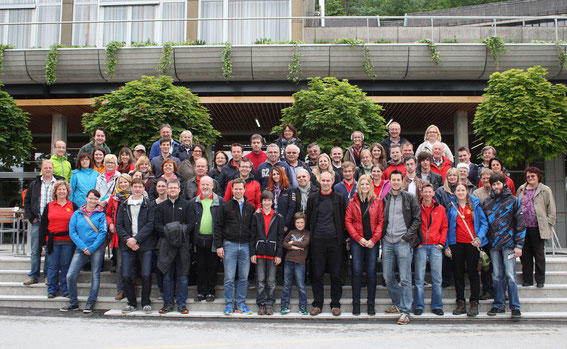 Gruppenfoto vom Ausflug nach Piran