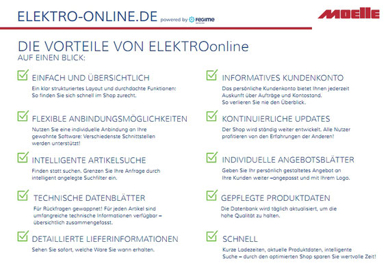 Elektro Online Shop Infos
