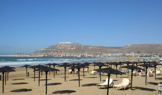 Agadir, am atlantischen Ozean