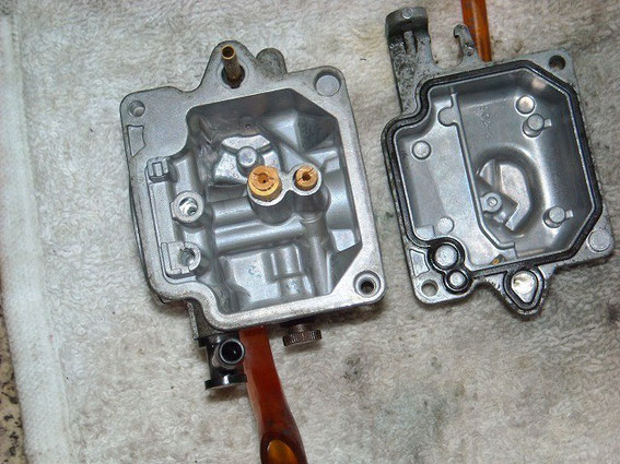 キャブレターの清掃後