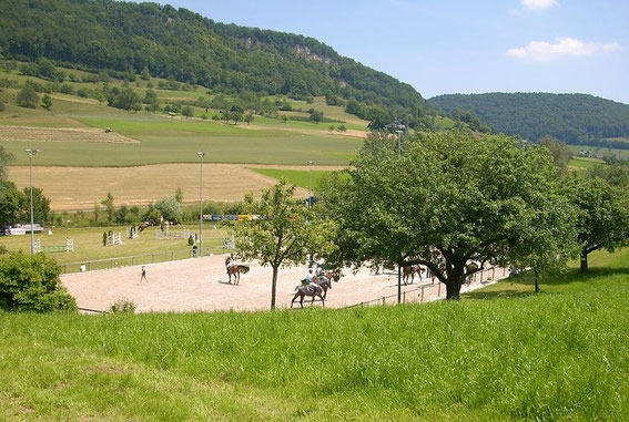 Turniergelände von oben