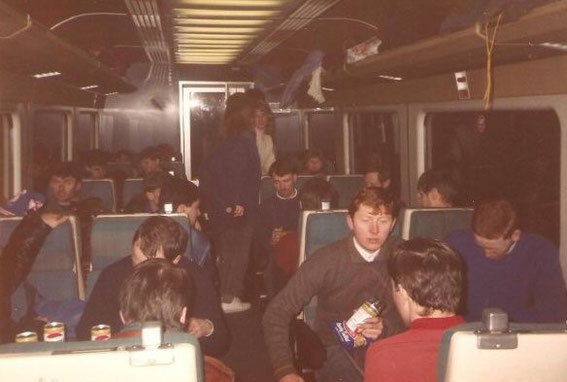 Portsmouth on the way to Blackburn, 1980s.