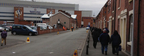 The Ronnie Clayton Blackburn End, today.