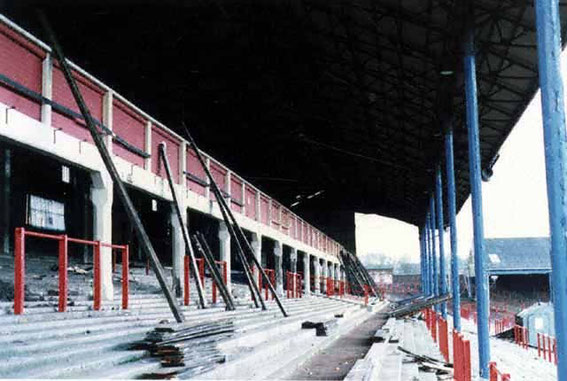 Demolition of The Riverside begins, 1987.