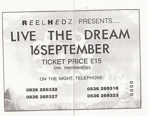 Ticket holders were instructed to call a Vodaphone number printed on the ticket. They were told: “Head for Manchester, the party will be within 30 minutes drive of Manchester and further details will be given after 5pm.”