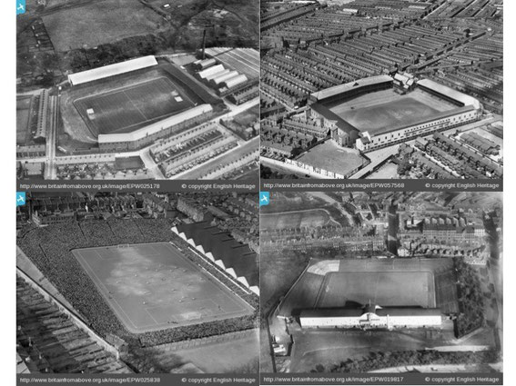 Archibald Leich's stadiums; Ewood Park is top left.