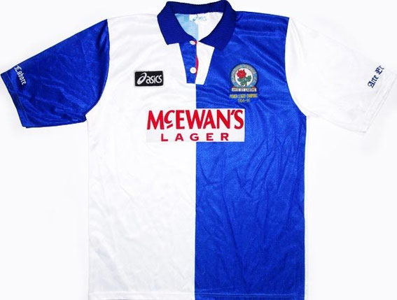 Worn when Rovers famously won the Premier League title.