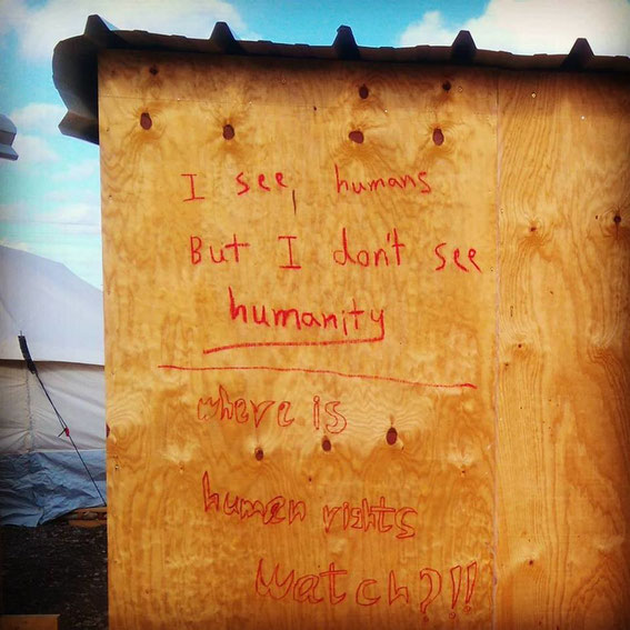 Dunkirk refugee camp, France