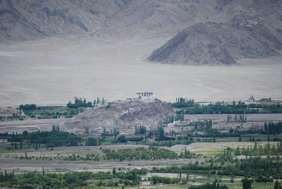 Stakna Monastery, view from Matho