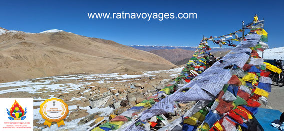 Ratna Voyages, Leh, Ladakh, Changthang, Umling La Top 19024FT, Buddhist Prayer Flags