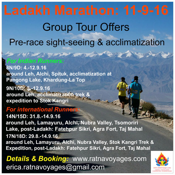 ladakh Marathon: 11th September 2016