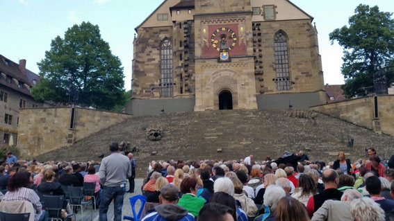 Die "Haller Treppe" als Bühne