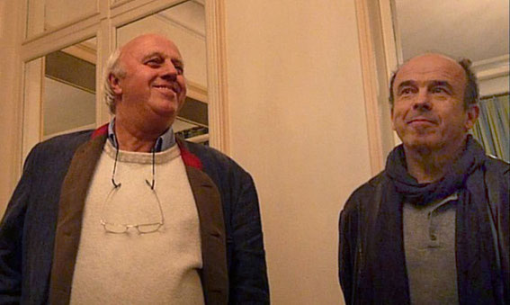 Patrick Belliard, le fondateur du choeur Ars Viva et Bruno Boterf, l'actuel chef de choeur.