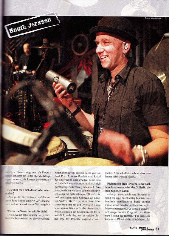 Interview in der "drums & percussion"